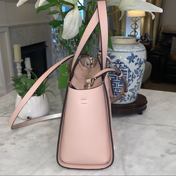 Kate Spade Mini Mina Pink Leather Satchel NWT 😎 - Picture 7 of 16